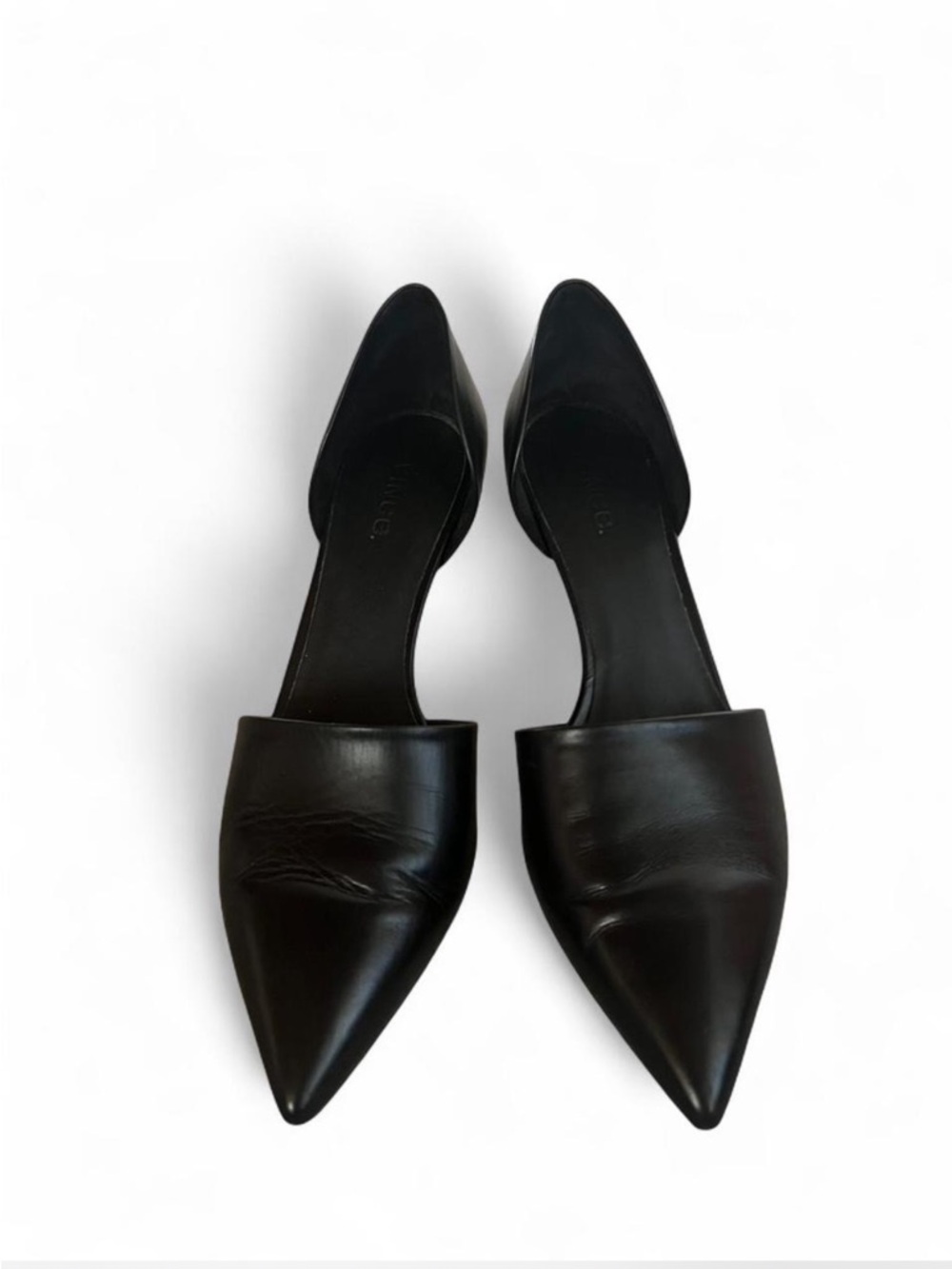 Vince DOrsay Black Leather Pumps Size 11